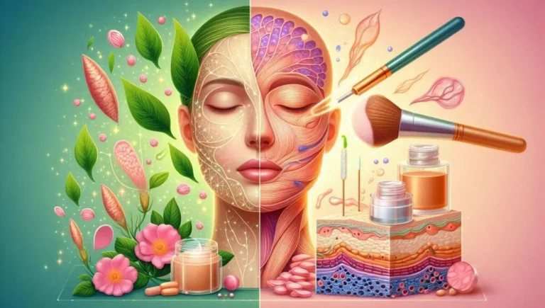 "Regenerative skincare vs. traditional skincare: long-term healing vs. quick surface fixes."