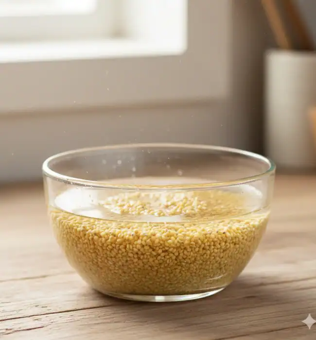 Don't Skip the Soak! Soaking millets like Kodo or Foxtail overnight significantly improves digestion and nutrient absorption, making them an even better gluten-free base for your meals.